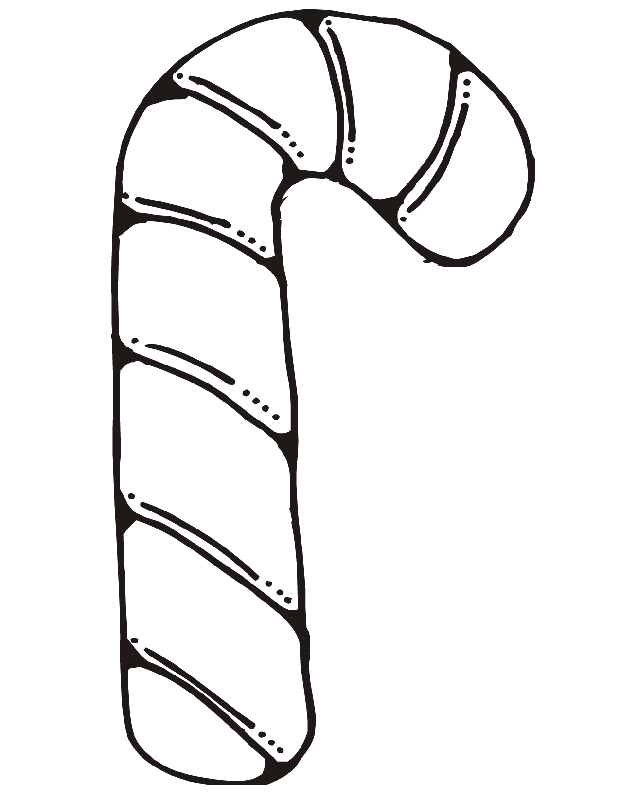 Candy Cane Template