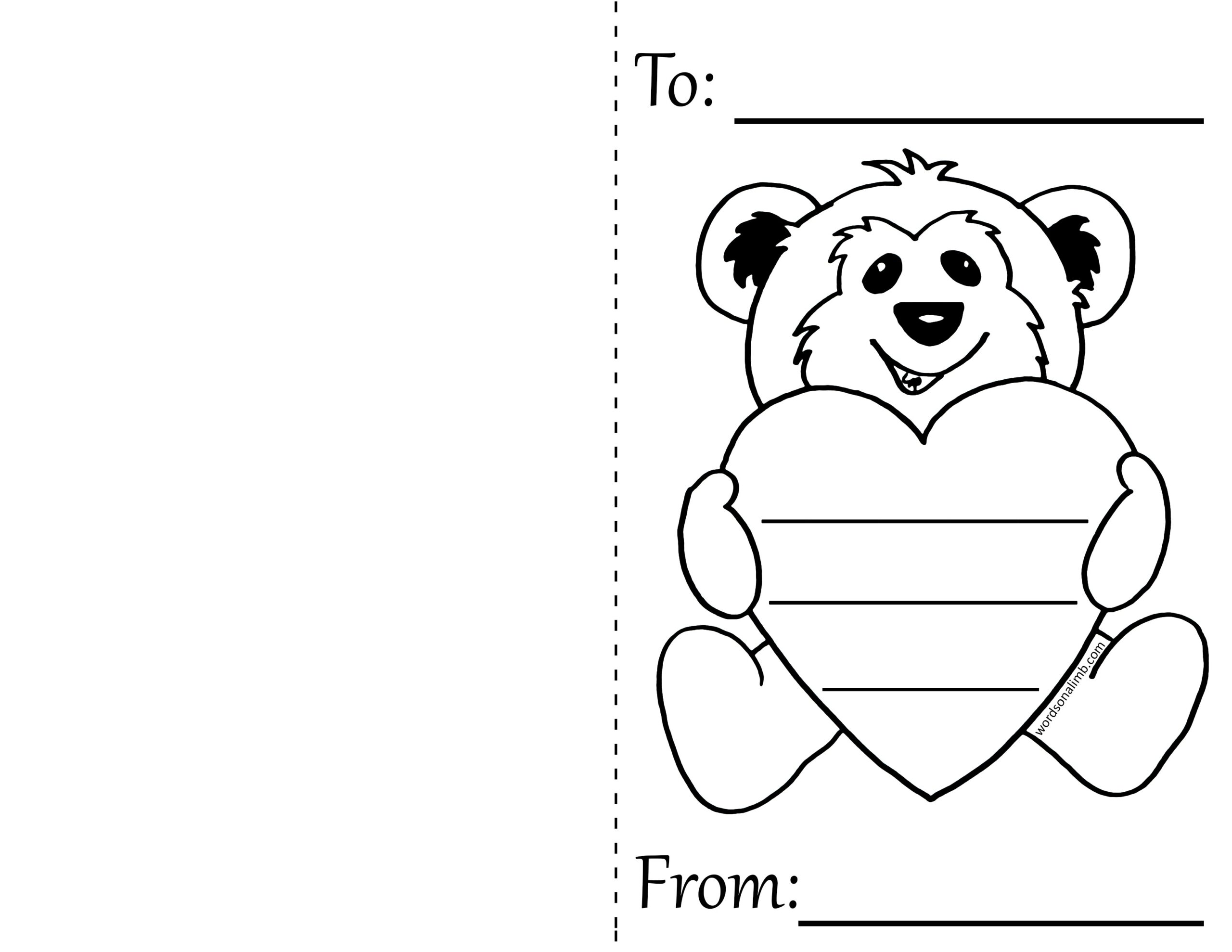 Card Words On A Limb