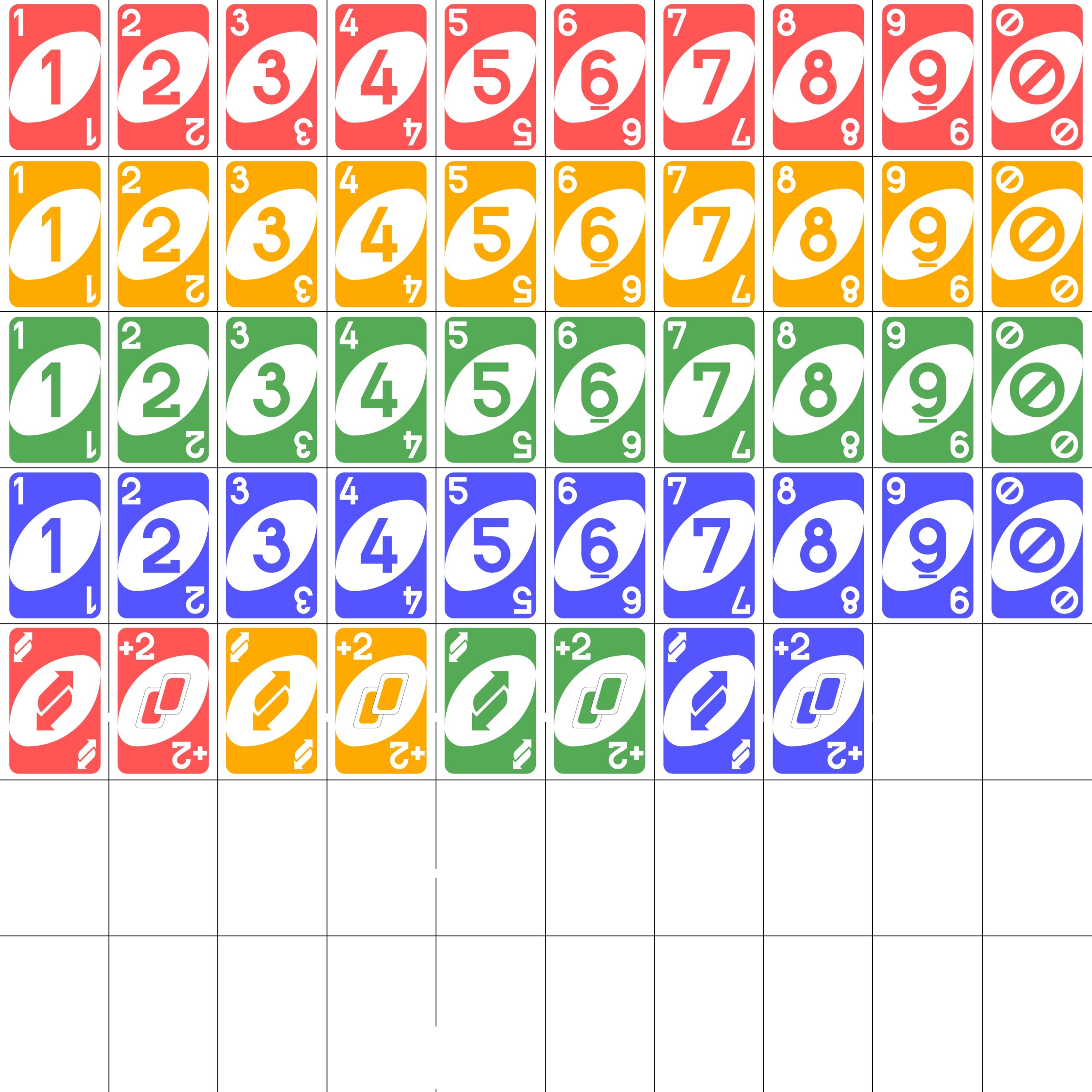 Blank Uno Card Templates