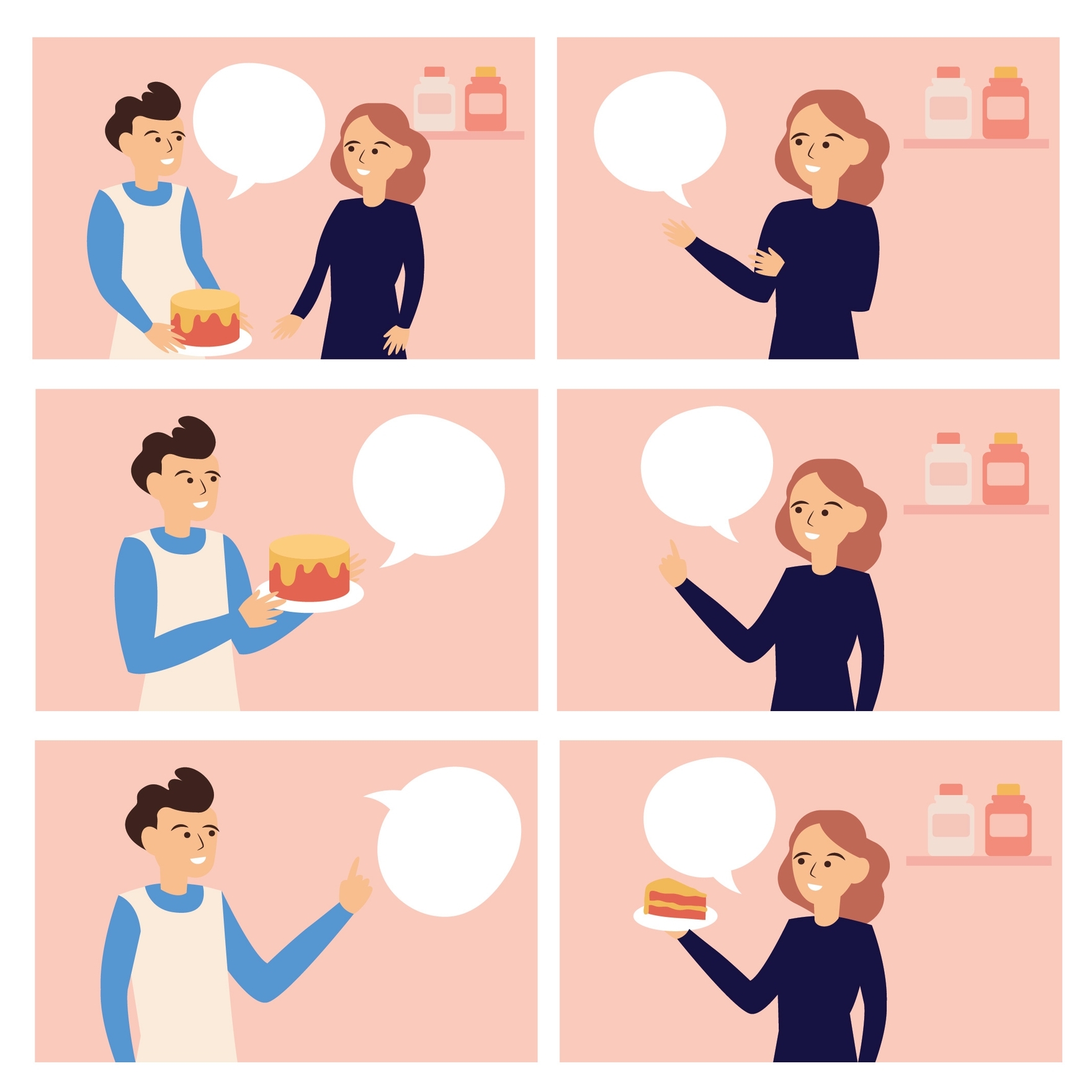 Cartoon Comic Strip Template In Illustrator SVG JPG EPS PNG
