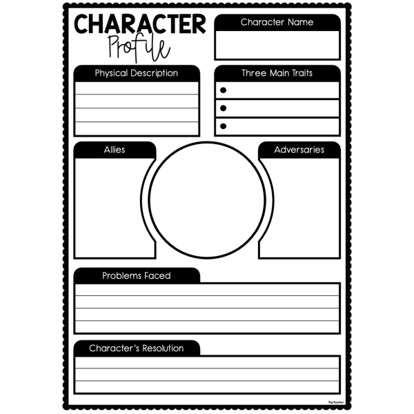 Character Sheet Notability Gallery Worksheets Library