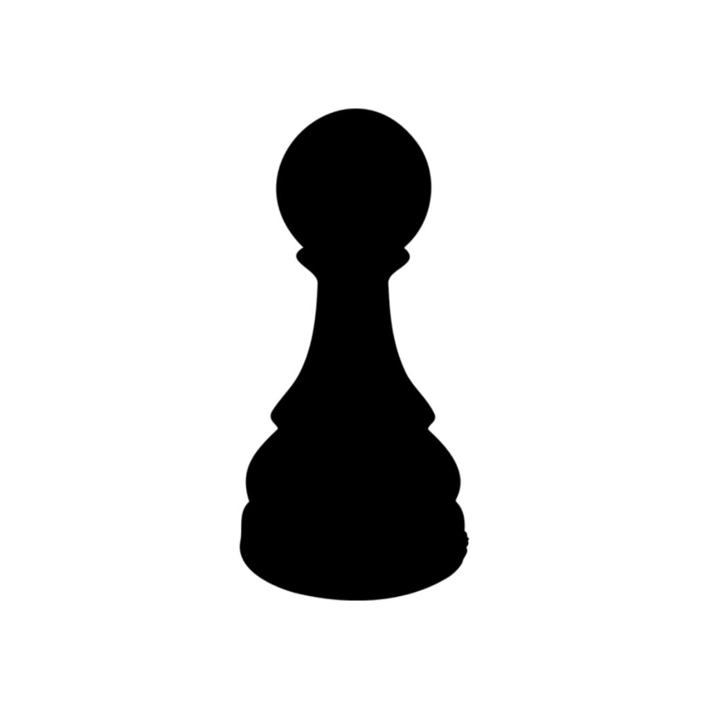 Chess Pawn Silhouette