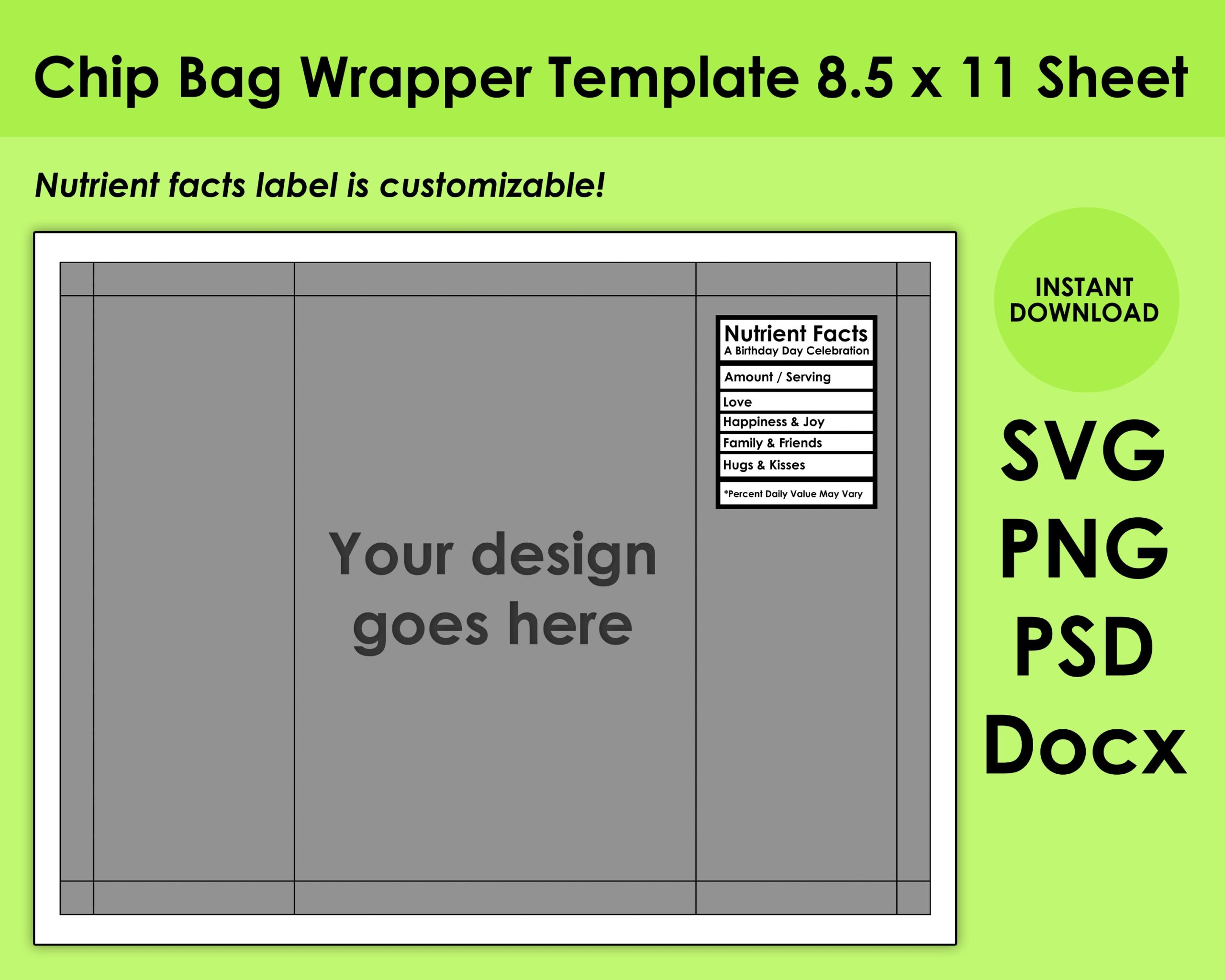 Chip Bag Template Ubicaciondepersonas Cdmx Gob Mx