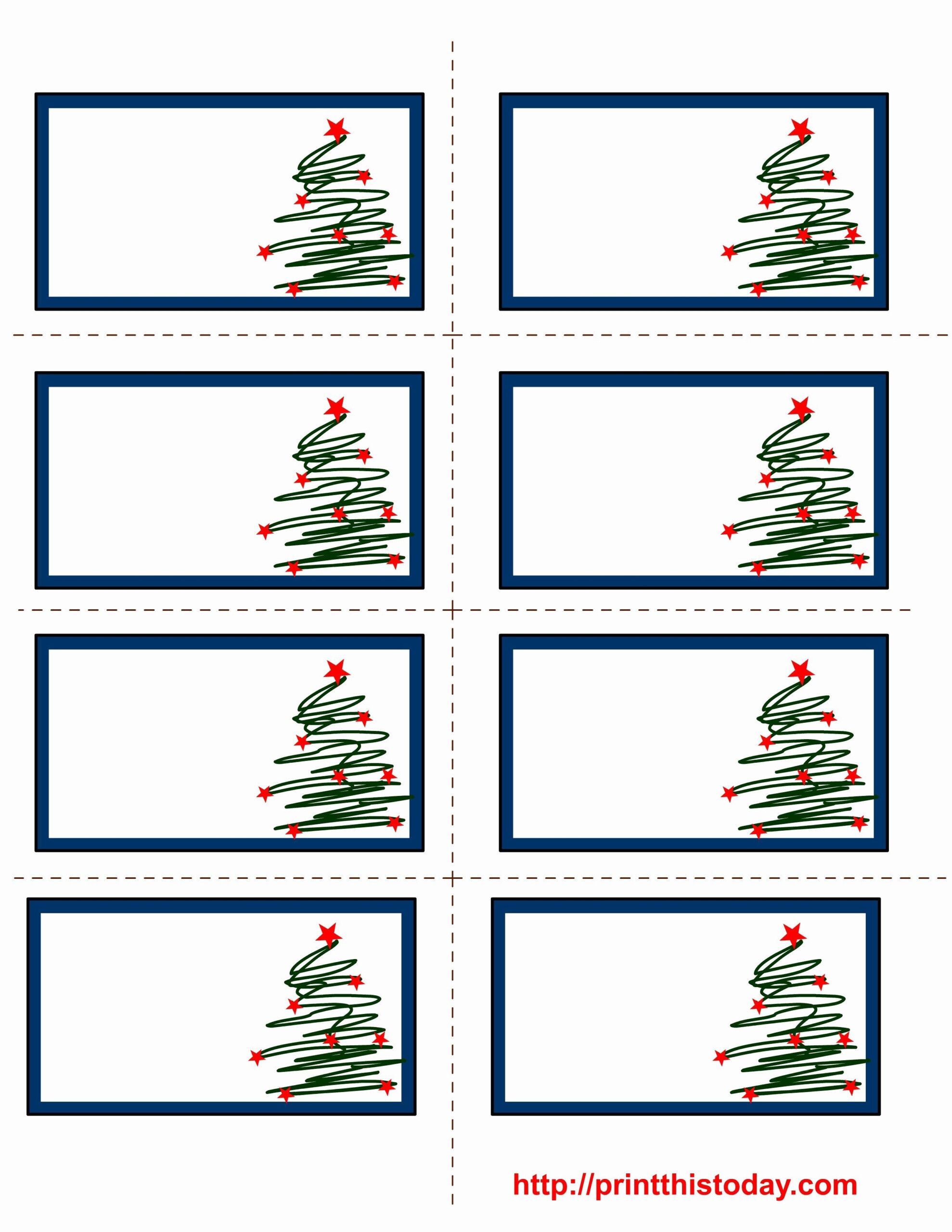 Christmas Label Template Printable Label Printable