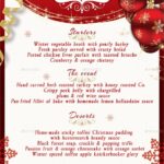 Christmas Menu Template Menu Templates Free Word Templates