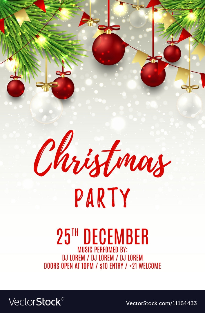 Christmas Party Flyer Template