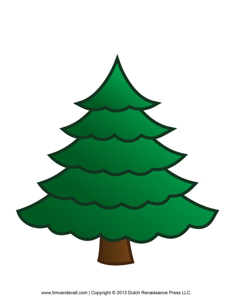 Christmas Tree Silhouette Clip Art ClipArt Best