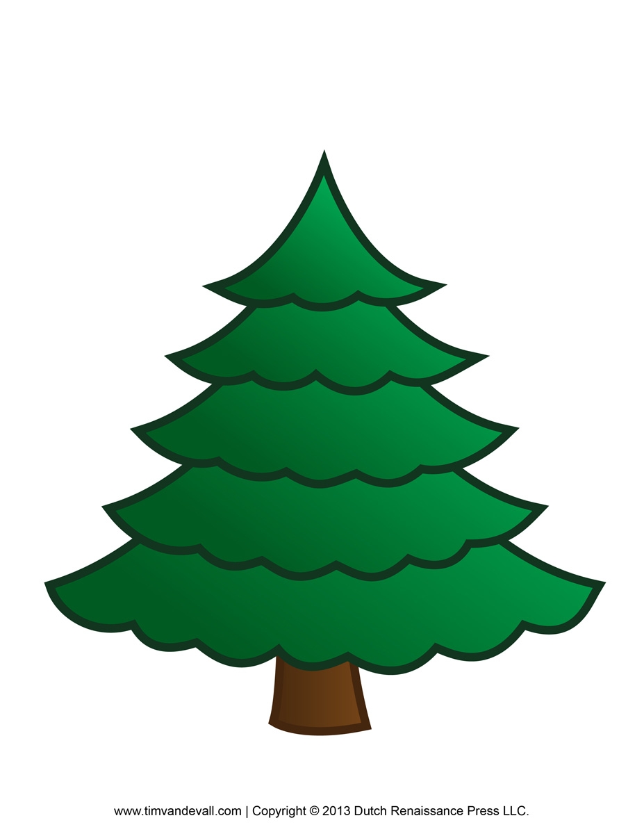 Christmas Tree Silhouette Clip Art ClipArt Best