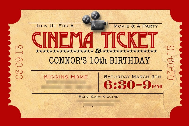 Blank Theatre Ticket Templates