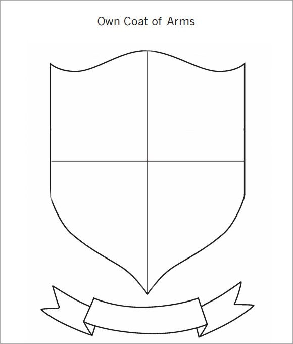 Blank Coat Of Arms Templates
