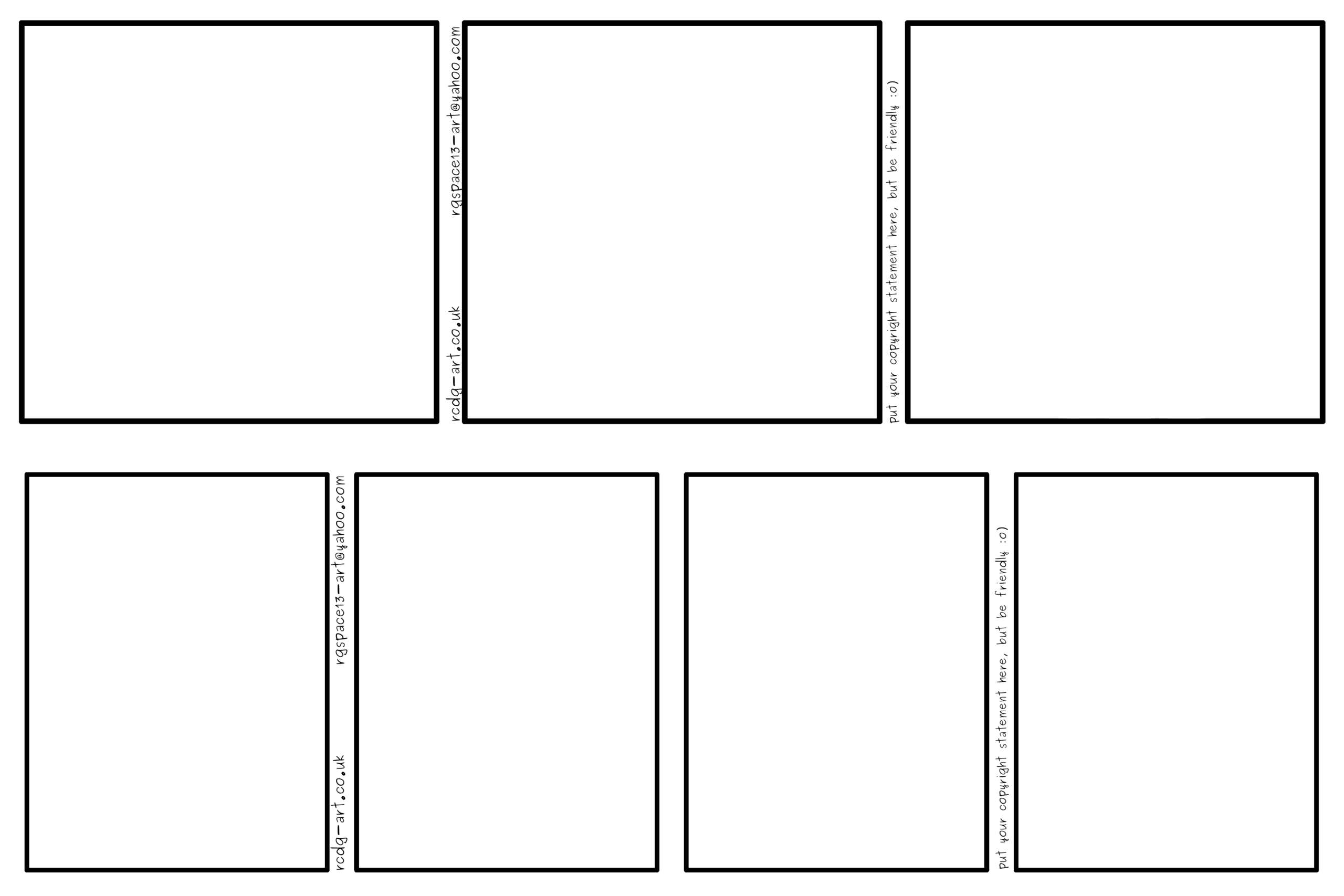 Comic Strip Templates 3 Panel And 4 Panel By Rcdg On DeviantArt