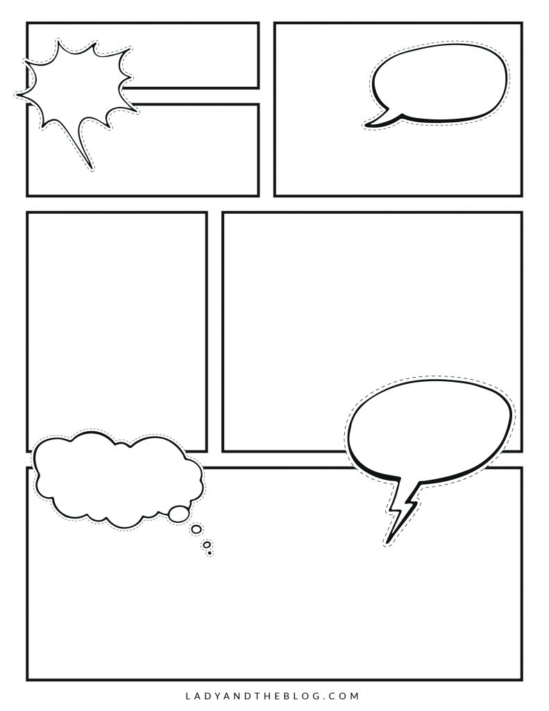 Blank Comic Book Templates
