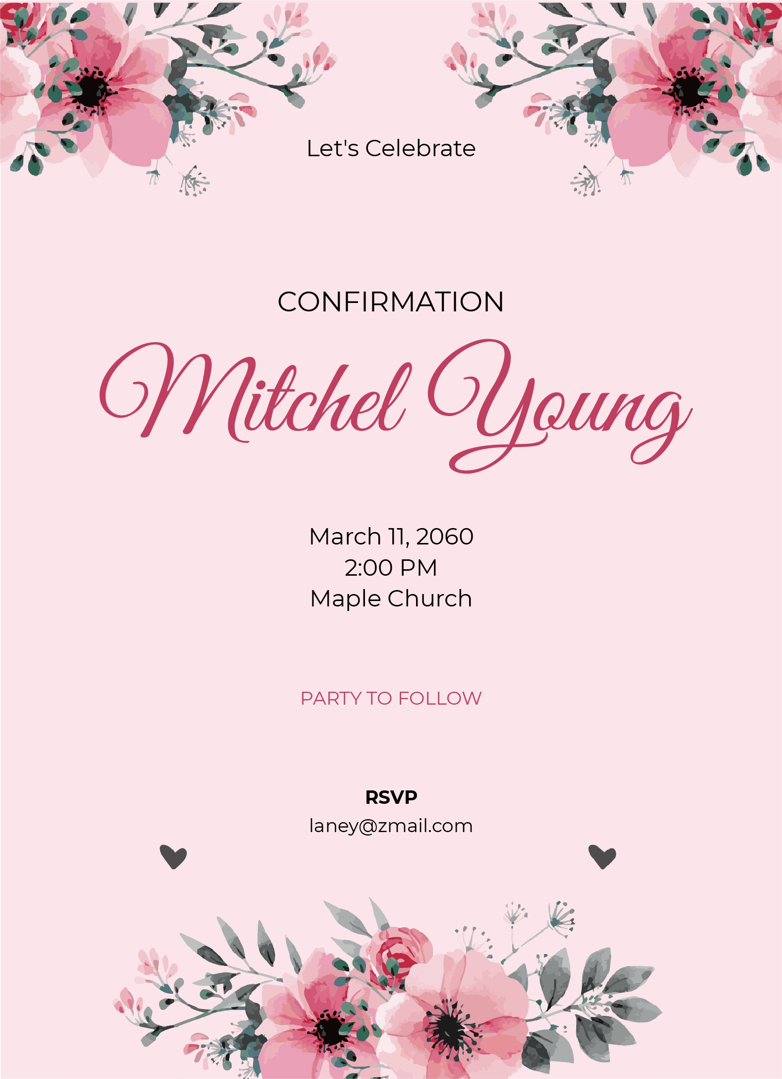 Confirmation Invitation Templates In PDF FREE Download Template