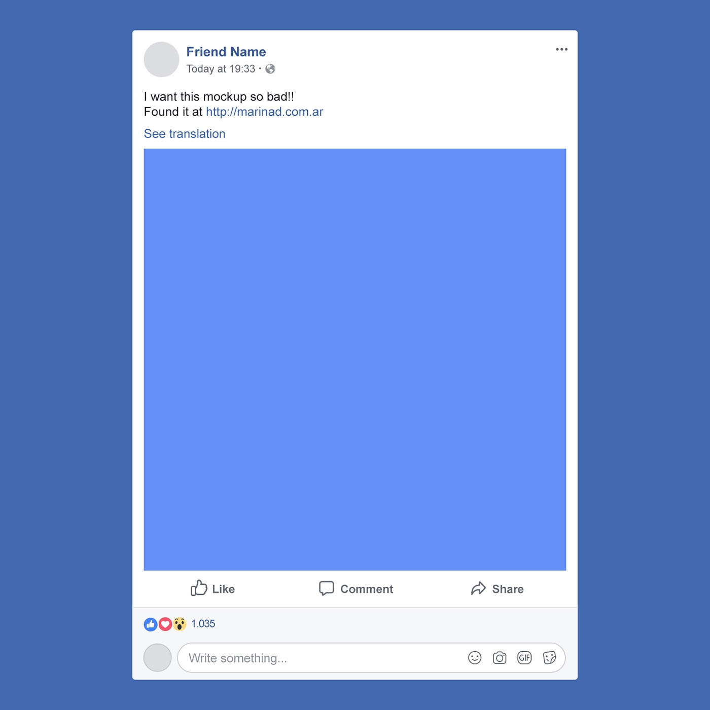 Blank Social Media Templates