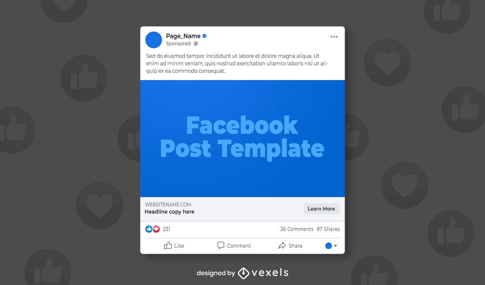 Coreano Ind Gena Recomendado Plantilla De Publicacion De Facebook