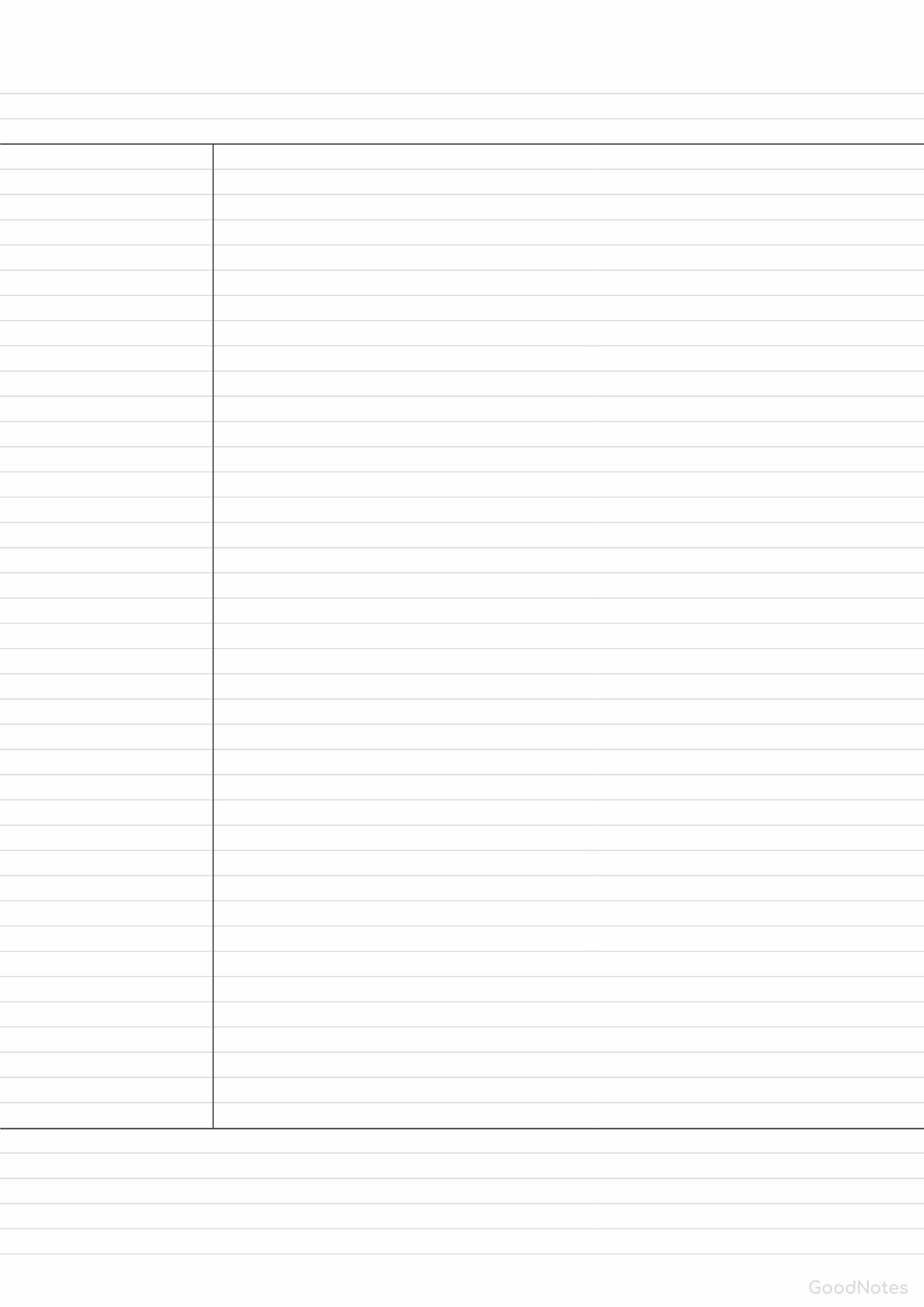 Cornell Notes Paper