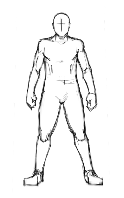 Costume Design Template Male