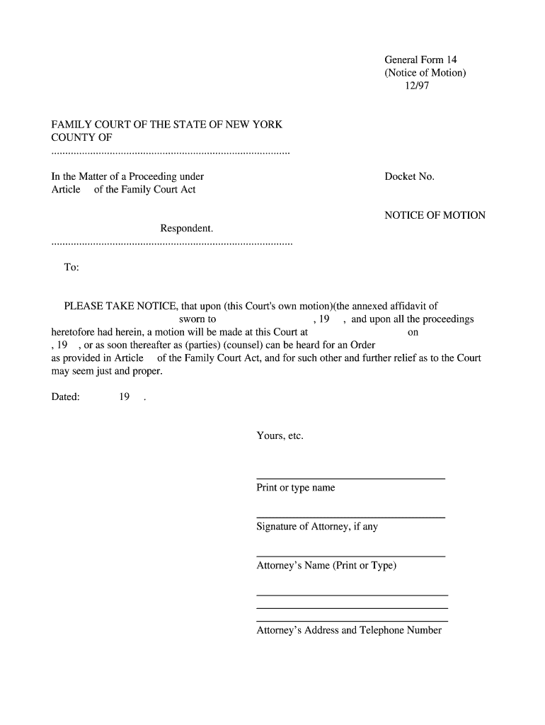 Court Motion Templates Fill Online Printable Fillable Blank