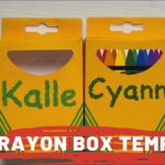 Crayon Box Template Make It With Cricut Tam S Sweet Life YouTube