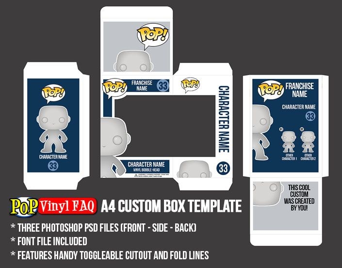 Blank Funko Pop Templates