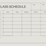 Customize 4 209 Class Schedule Templates Online Canva Class