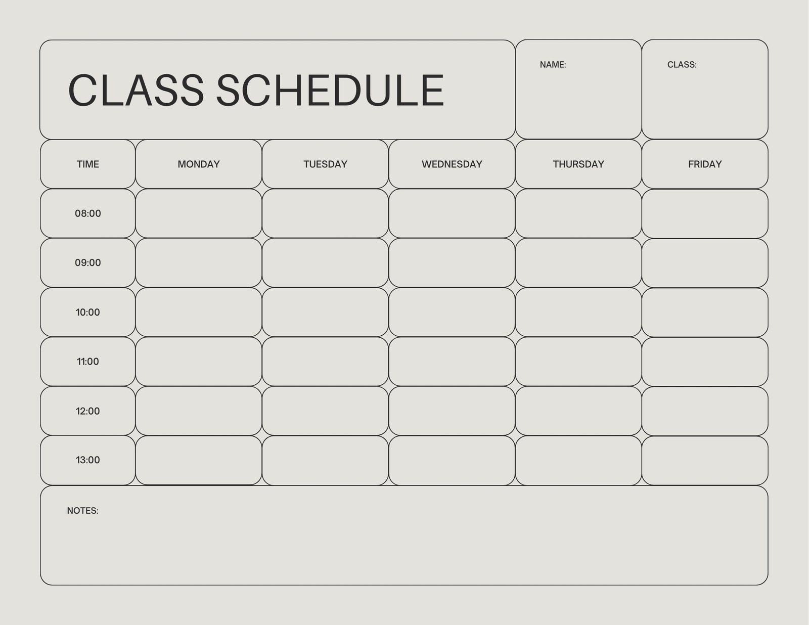 Customize 4 209 Class Schedule Templates Online Canva Class