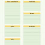 Daily Planner Templates WORD EXCEL PDF