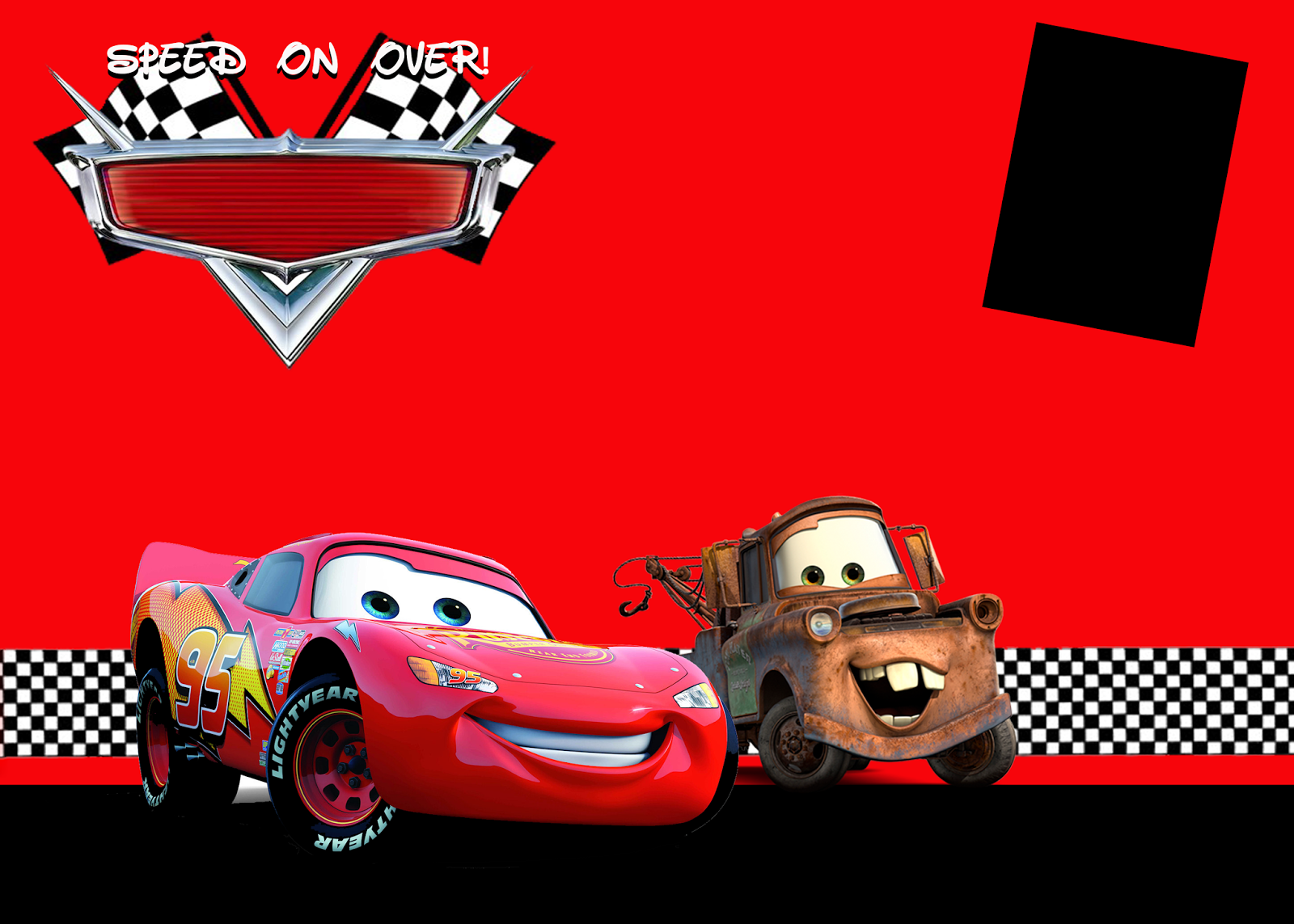 Disney Cars Theme Birthday Party Cars Birthday Invitations Disney