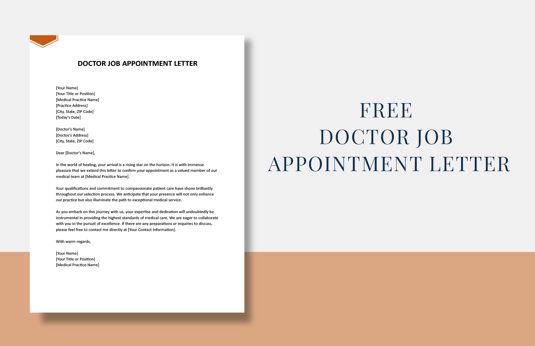 Doctor Job Offer Letter Infoupdate