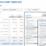 Download Blank Balance Sheet Templates Excel Pdf Rtf Download Simple
