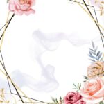 Download Now 8 Spring Delight With Gold Floral Wedding Invitation
