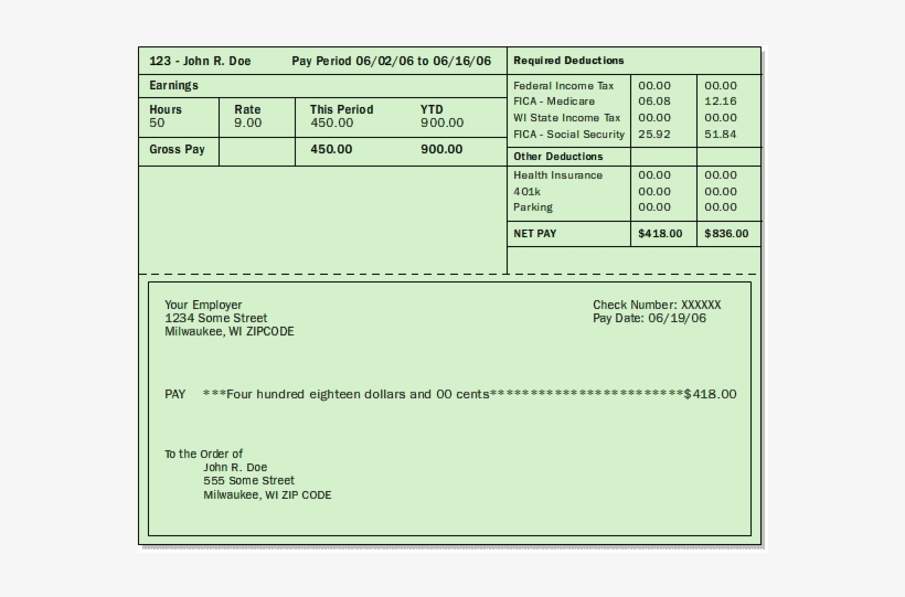 Blank Pay Stub Templates Word