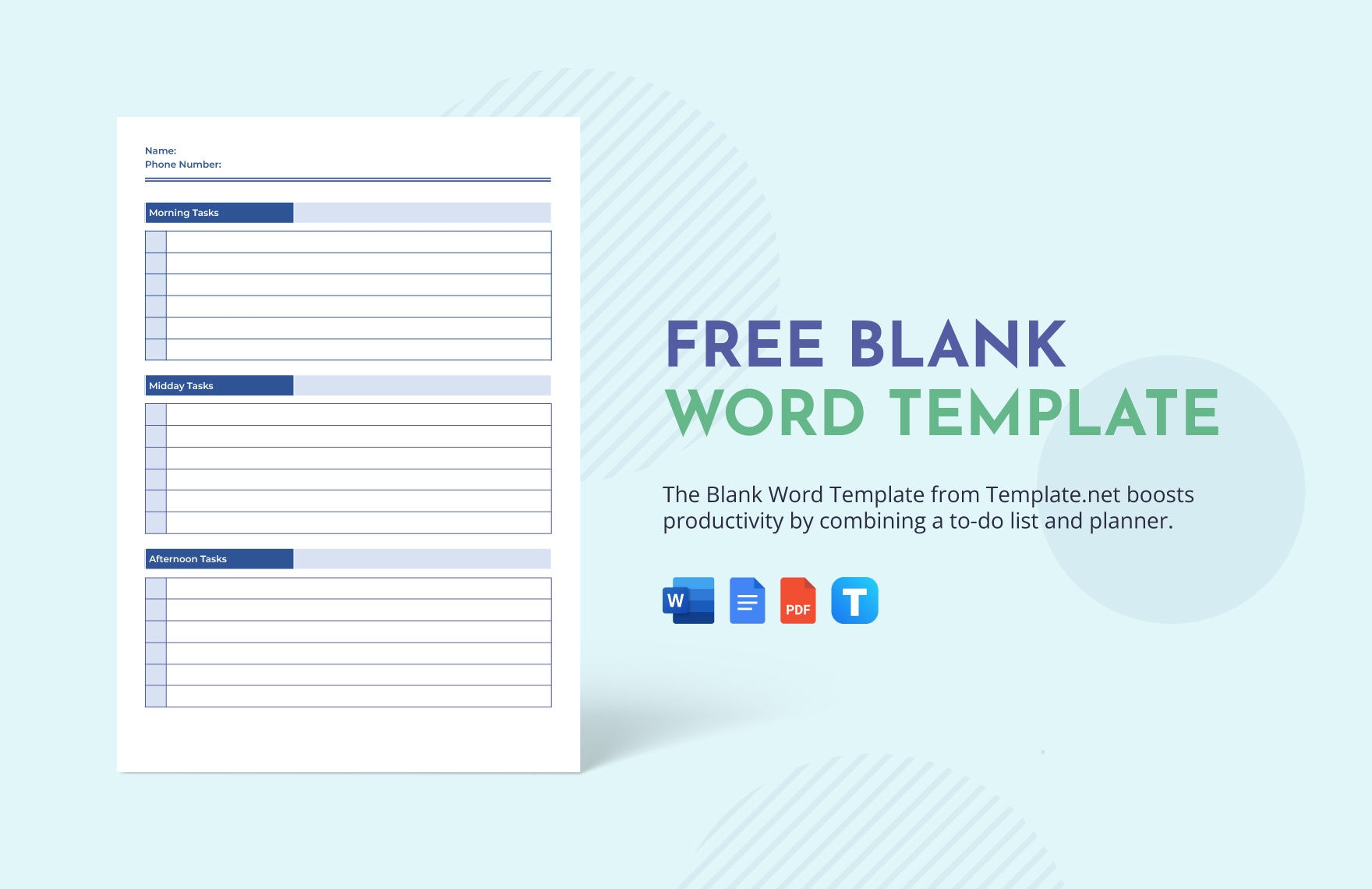 Editable Blank Templates In PDF To Download