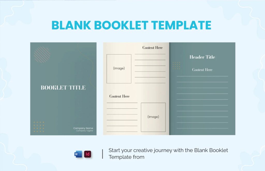 Editable Booklet Templates In Word To Download