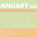 Editable January Calendar Templates In Word To Download