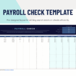 Editable Payroll Templates In Excel To Download