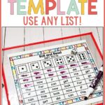 Editable Roll And Read Game Template Phonics Word Work Review