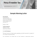 Employee Warning Letter Sleeping Infoupdate
