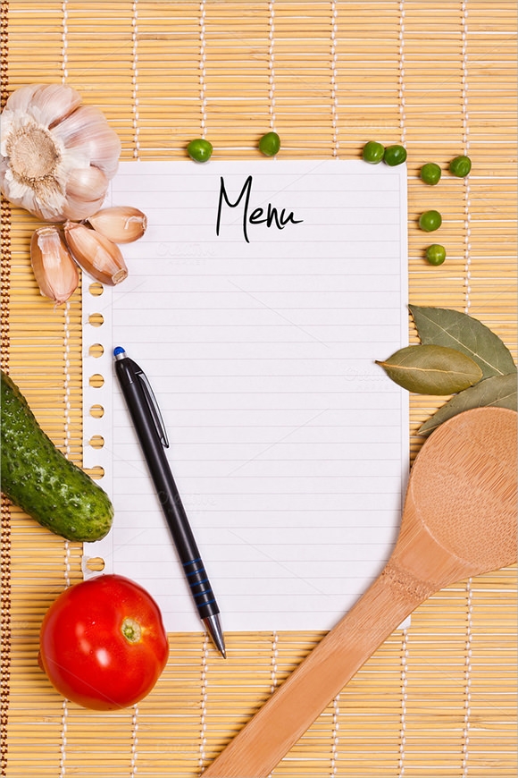 Empty Menu Template