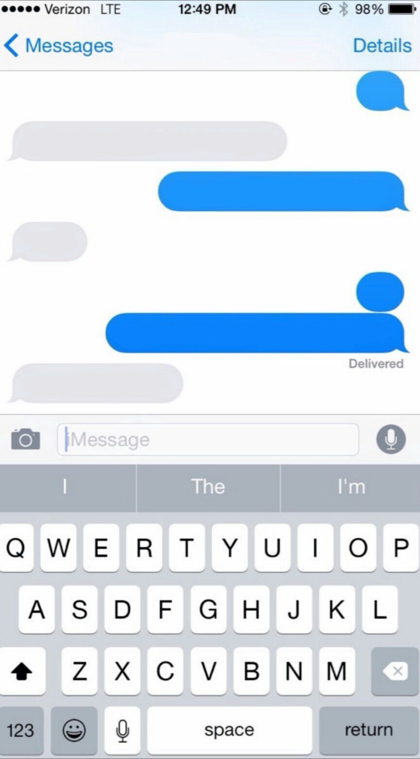 Blank Text Message Templates