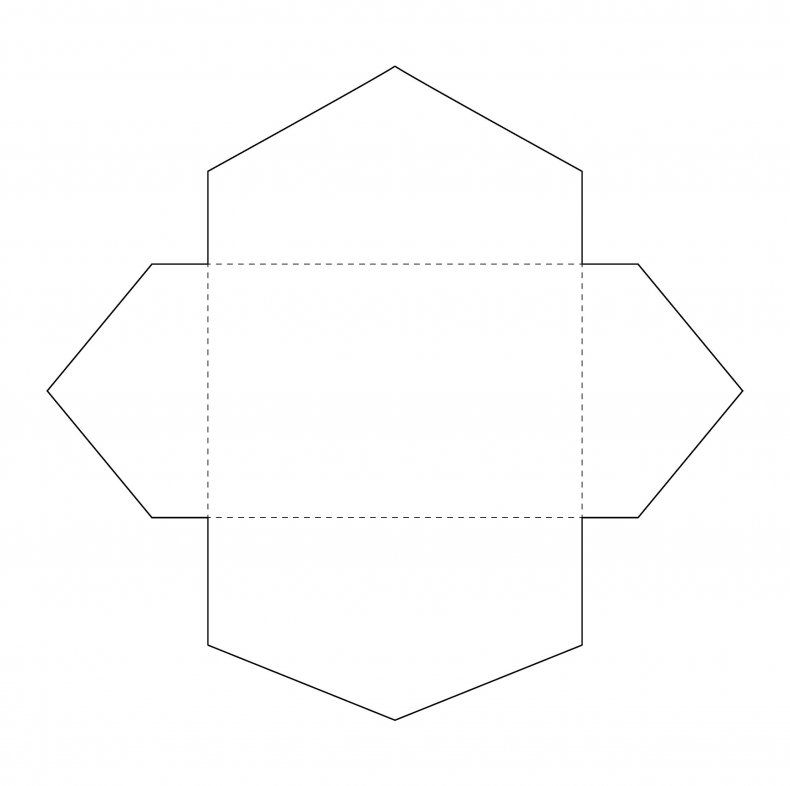Envelope Printing Template Envelope Template Printable Paper Box