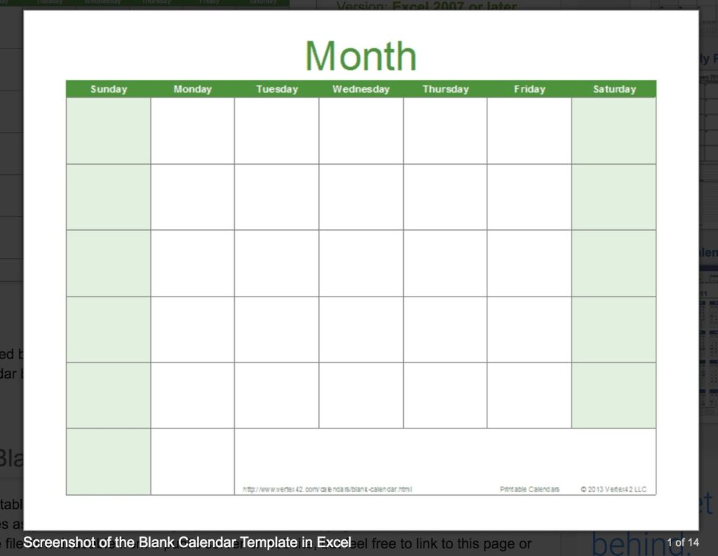 Exceptional Blank Calendar You Can Type In Blank Monthly Calendar