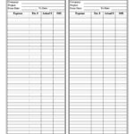 Expense Report Template Nipodzen