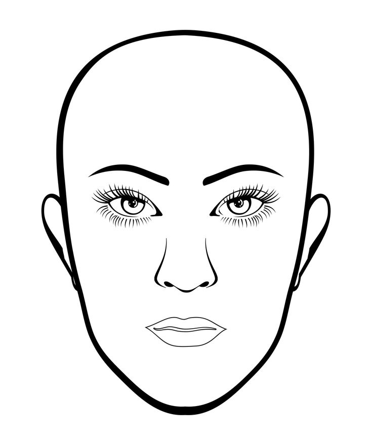 Face Template 10 Free PDF Printables Printablee Face Template
