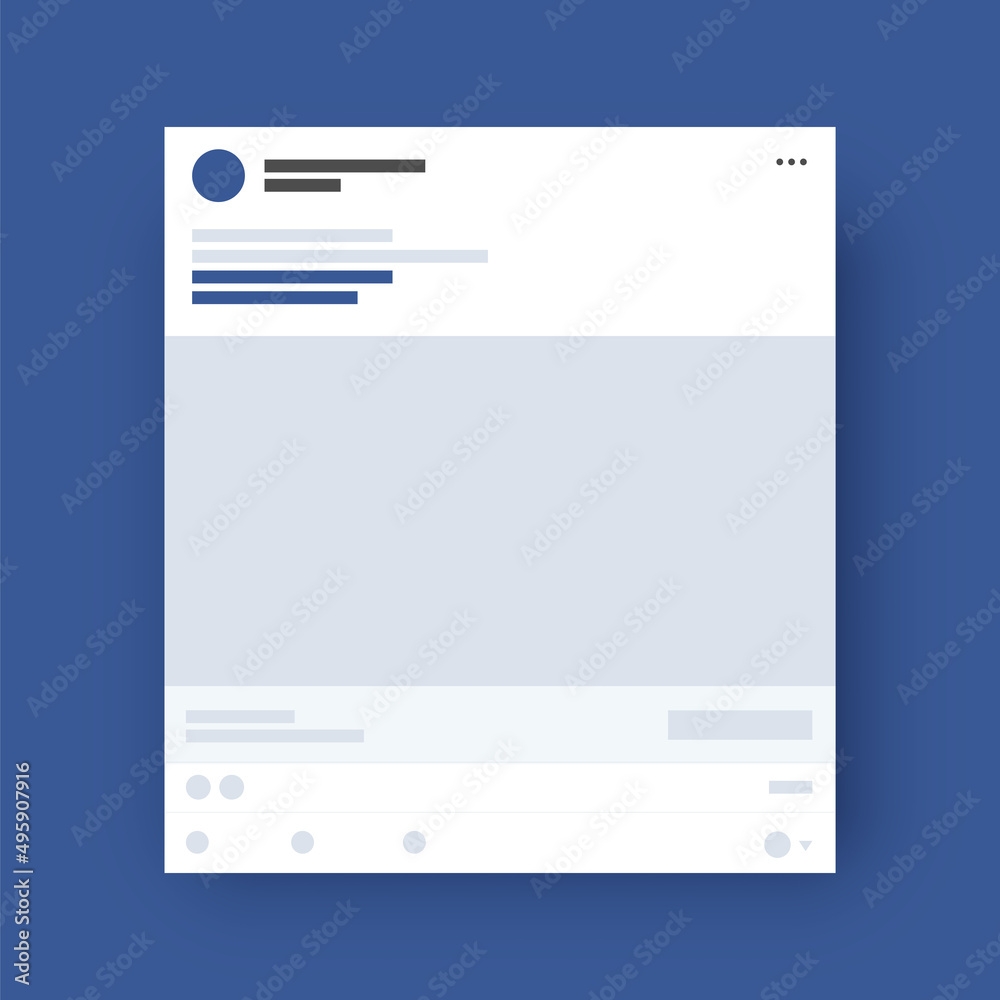 Blank Facebook Post Templates
