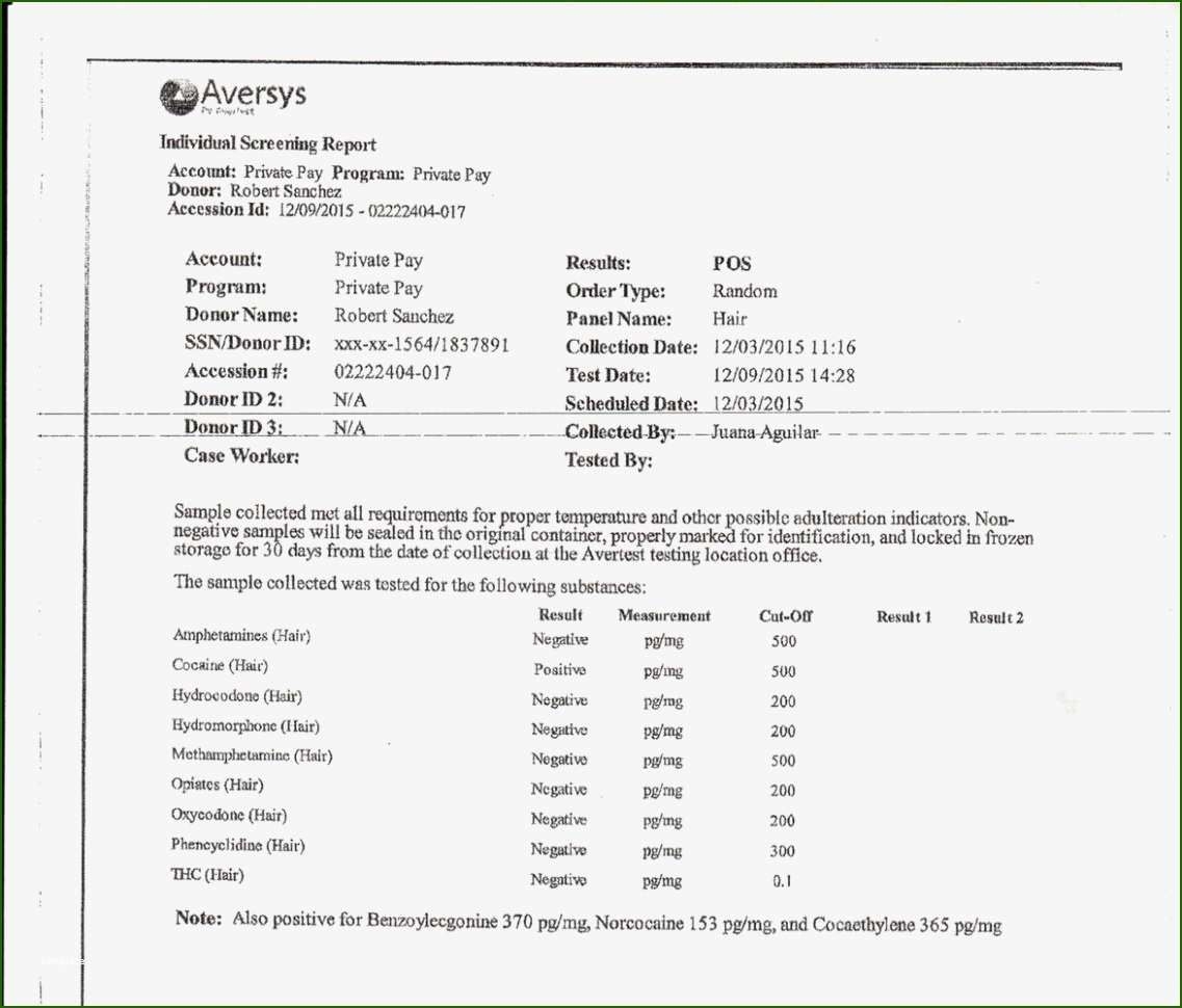 Fake Std Results Template Printable Brochure Template