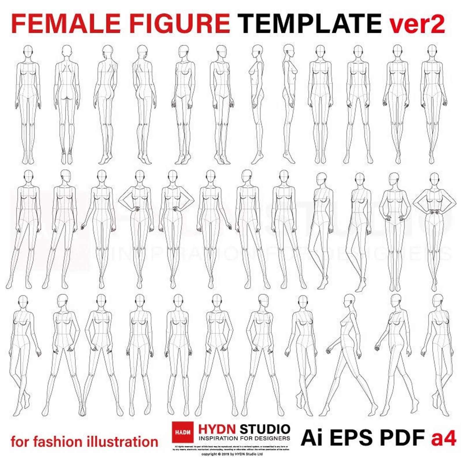 Female Body Template Poses