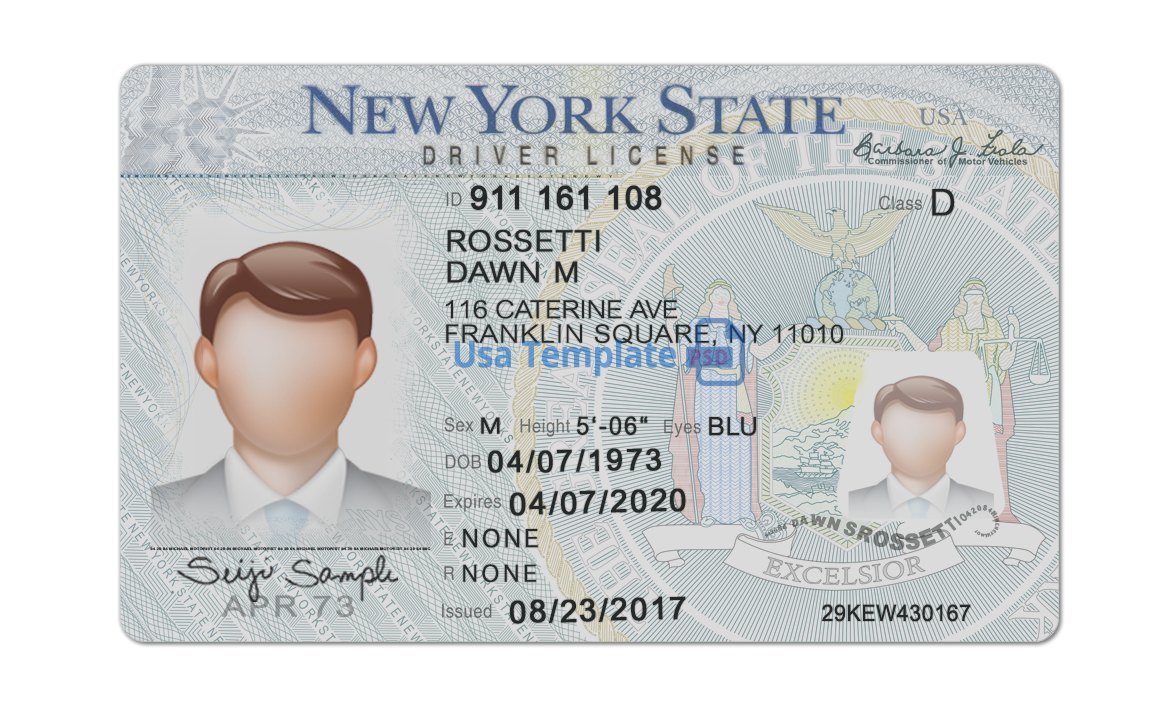 Fillable Editable Blank California Drivers License Template Debtpag