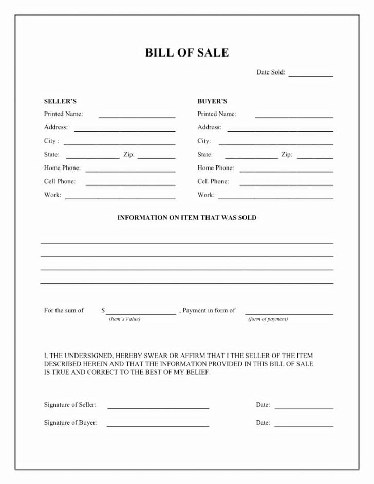 Florida Firearm Bill Of Sale Peterainsworth