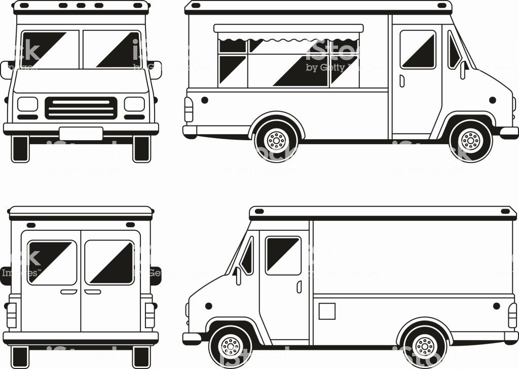 Blank Food Truck Templates